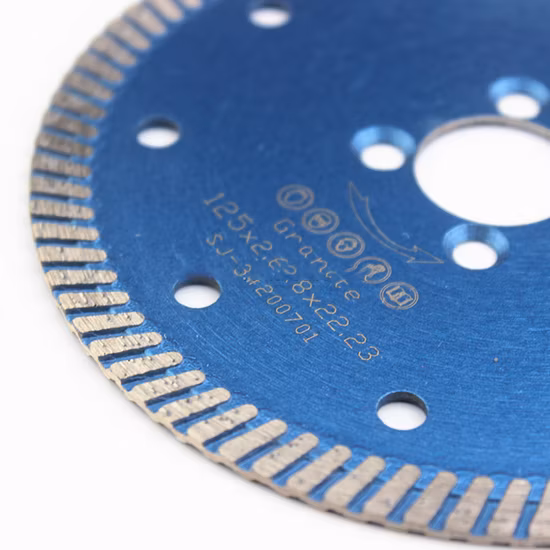 Herramienta cortadora de sierra circular Segmentos de diamante para corte de piedra de granito