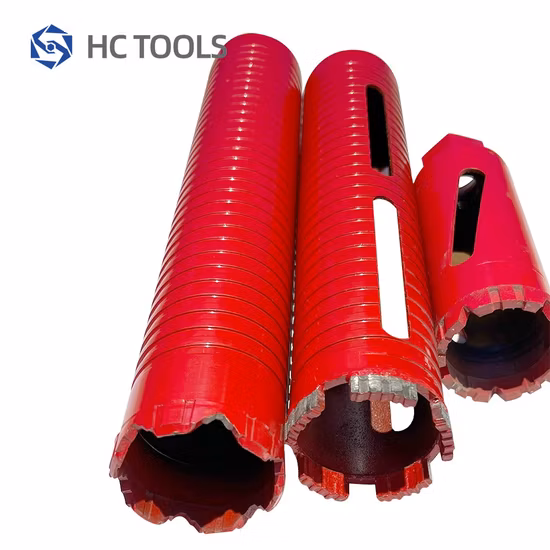 Segmentos diamantados Arix para brocas perforadoras para hormigón armado